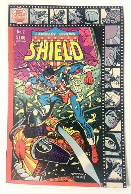 1983 Lancelot Strong, the Shield #1 & #2 Red Circle VG++ | Canada * J 3