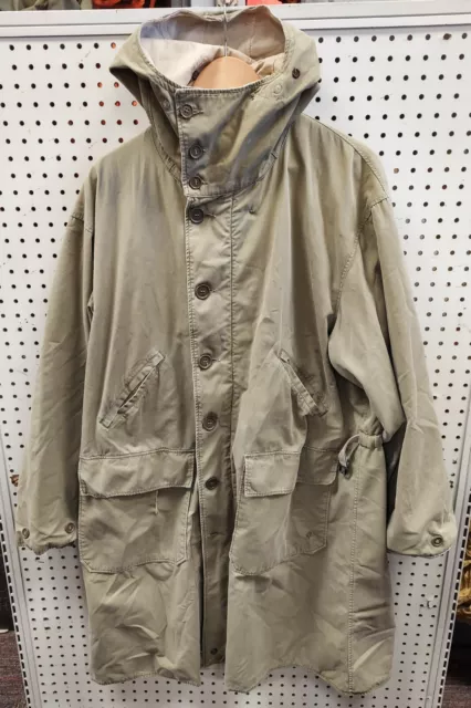 VINTAGE WWII US M42 OD/White Reversible Overcoat Parka 10th Mountain ...