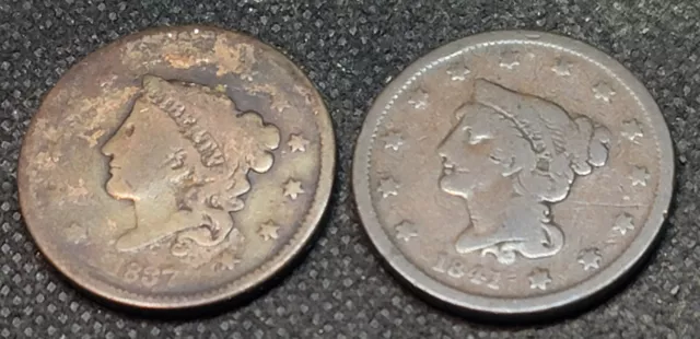 1838 & 1841 Large Cents L1264