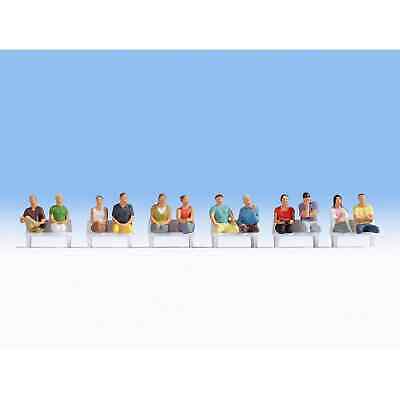 Noch 15250 1/87 Ho Personnages Lot 6 Figurines Passagers Assis H0