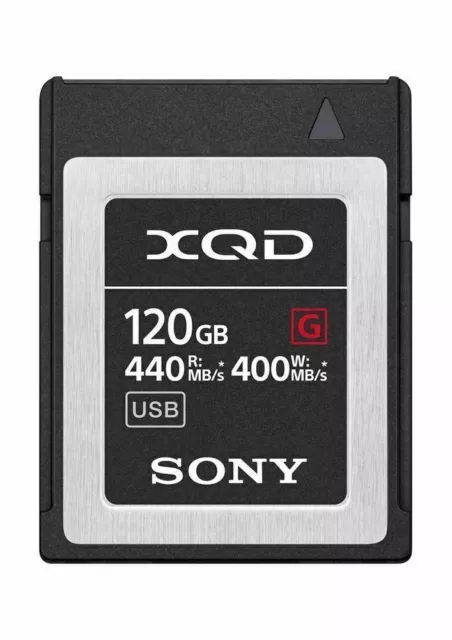 Original Sony G Serie 120 GB XQD Speicherkarte 440 MB/s (UK Lagerbestand) Brandneu in Verpackung