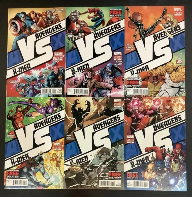 AVENGERS VS XMEN #1-6 AXIS 1-9 LITTLE MARVEL 1-4 A v X Heroes Fight Comic Book 3