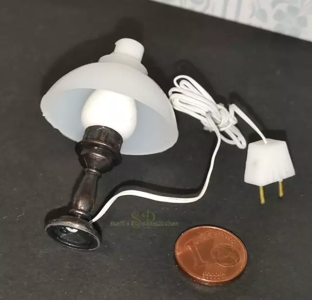 Mini Mundus Lampe Tischlampe 12 Volt - Miniatur Puppenhaus Puppenstube 1:12 (#2) 3