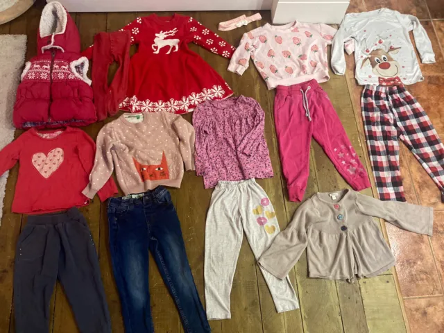 3-4 Years Old Toddler Girls winter Clothes Bundle,15Pieces, next,John Lewis,gap