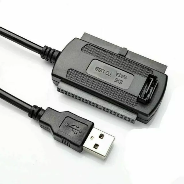 IDE SATA to USB2.0 Adapter Converter Cable For 2.5 3.5 Inch Hard Drive HD