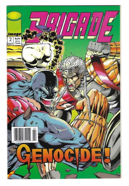 BRIGADE #2 --- GENOCIDE! MARAT MYCHAELS! HI-GRADE! NEWSSTAND! Image! 1992! NM-