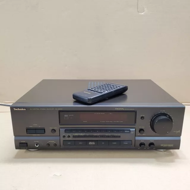 Technics Model SA-GX350 ClassA AV control  Stereo Receiver With OEM remote