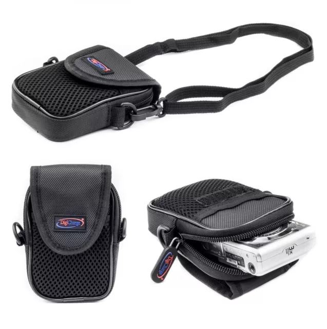 Carry Case for Compact Digital Camera Point and Shoot Cameras up to 11.5x7x3 cm