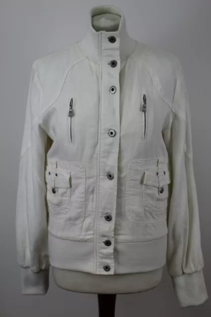 TED BAKER WHITE Linen Jacket Chest size 38 21.67 PicClick UK