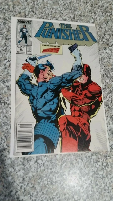 Punisher #10 Vs. Daredevil Marvel Comics Copper Age 1988 NM-/NM