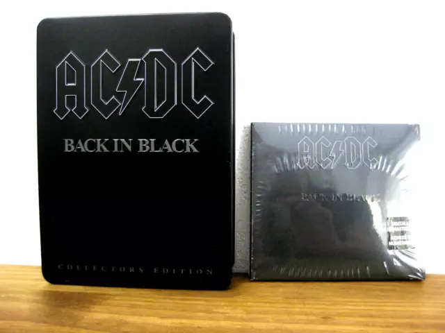 AC/DC BACK IN BLACK collectors édition boite + cd remastered neuf