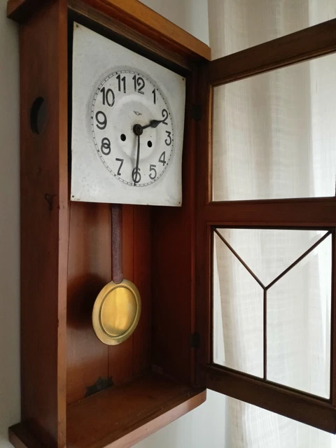 TYCOLE Orologio A Pendolo In Mattoncini Vintage – 751 Pezzi, Funzionante, Meccanismo A Ingranaggi, Decorazione Da Collezione, 42,9 Cm