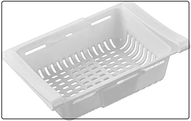 Retractable Drawer Organizer For Fridge, Refrigerator Storage Organizer