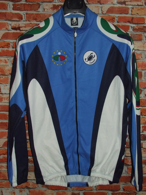 Maillot de Vélo Haut Maillot Cyclisme Sport Italie Castelli Taille XL Neuf