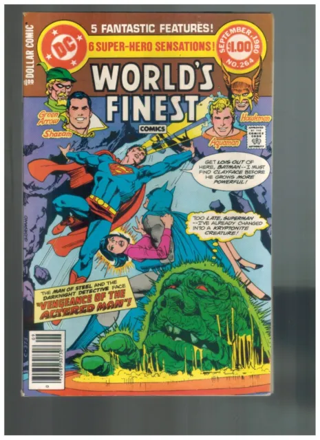 World's Finest Comics 264  Superman/Batman  SHAZAM Monster Society  1980 F/VF DC