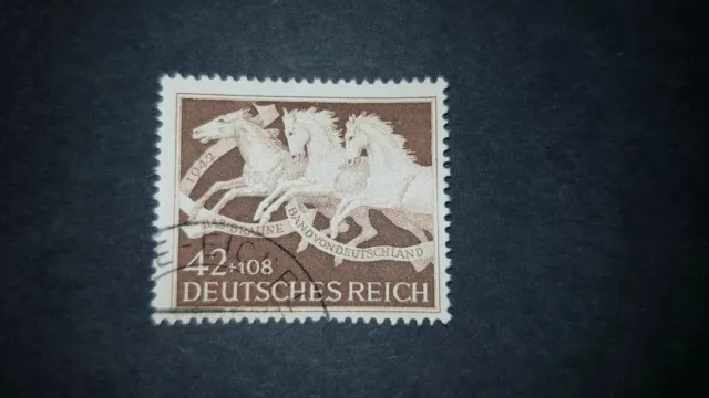 Deutsches Reich, Mi.-Nr. 815, Das Braune Band Deutschland München, gestempelt.