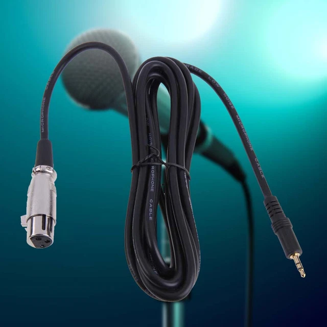 Neue XLR 3 Pin Buchse auf rechten Winkel 1/8 XLR3F, rechtwinklige 3,5 mm TRS für