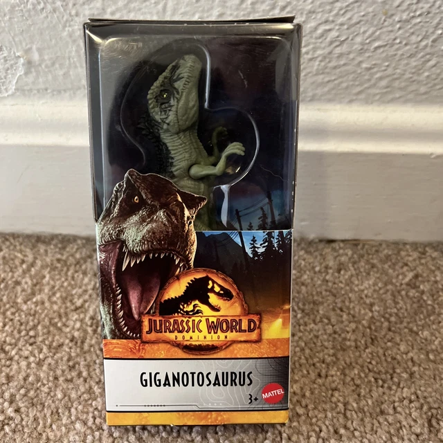 Coffret Jurassic World Dominion – L'attaque Du Giganotosaurus (figurines Minis Mattel, PVC)