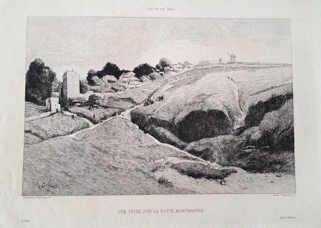 Gravure Originale 19ème "La Prise De Monterey" Par A. Bobbett - 7x9,5 Pouces, USA
