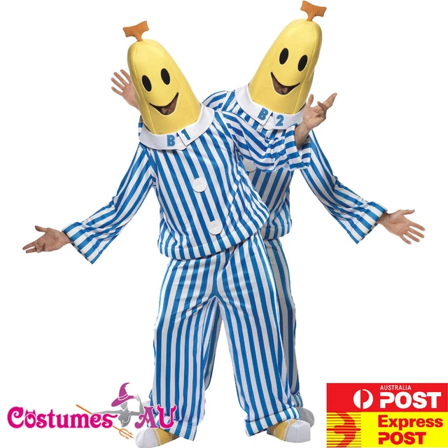 Bananas In Pyjamas Costume Mens Womens Pyjama Unisex Halloween Party B1 Or B2