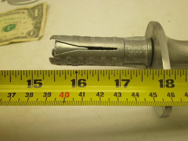 VINTAGE Glynn-Johnson COMMERCIAL DOOR BUMPER STAINLESS ORIG BOX W/HARDWARE BB 4