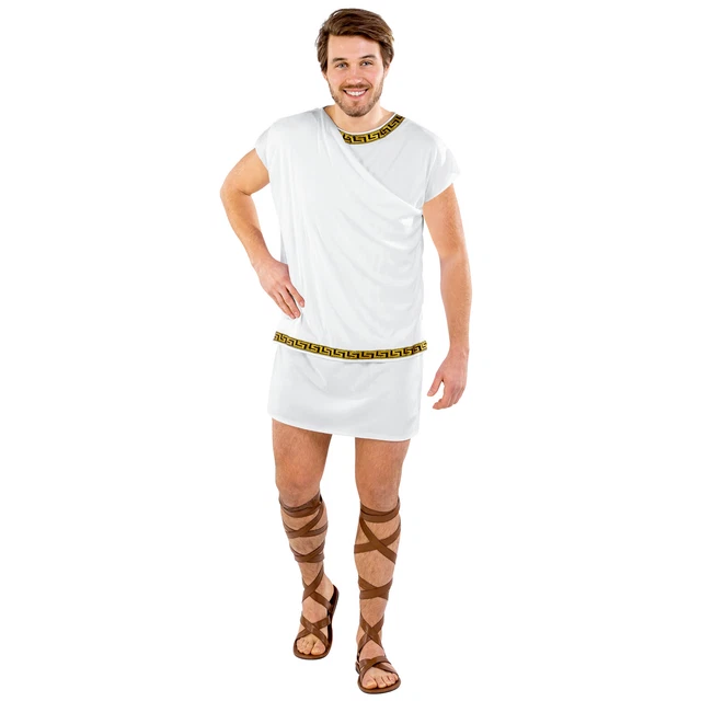 Costume Uomo Romano Antico Legionario Galli Imperatore Greco Carnevale