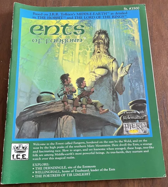 Ents of Fangorn MERP campaign module Excellent Condition St.#3500