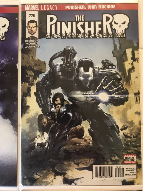 The Punisher Vol 11 #218 Variant 219 220 221 222 223 NM 1st Prints! Marvel 2018 4
