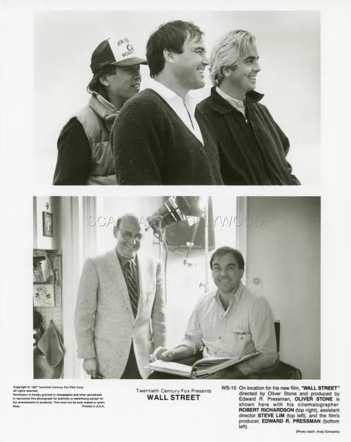 Director Oliver Stone Wall Street 1987 Vintage Photo Original #10