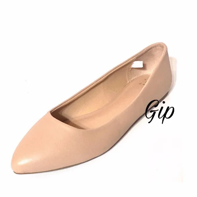 A New Day Women's Pink Nude Taupe Kora Pointed Toe Ballet Flats Size 11