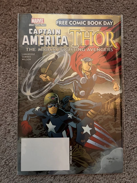 Captain America Thor Mighty Fighting Avengers Fcbd + Marvel Sneak Peeks 3 (2011)