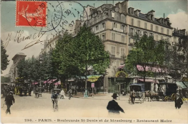 CPA PARIS 10e - Boulevards St-Denis et de Strasbourg (142341)