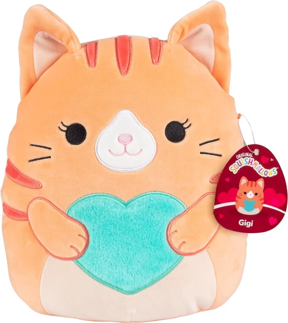 SQUISHMALLOWS 10& GIGI The Cat 2024 Valentine's Day Plush Officially