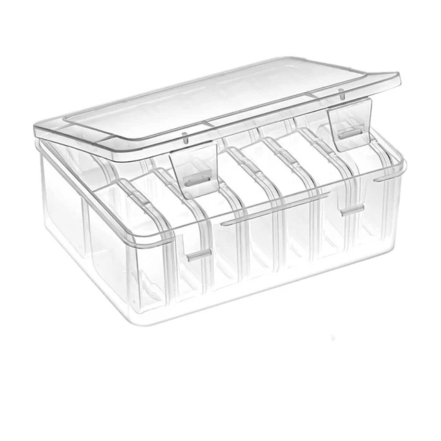 Boîte De Rangement Transparente Pour Bandeaux Et Bijoux - Organiseur Pour Enfants Et Femmes - Dimensions 13,5x13,5x7,7 Cm