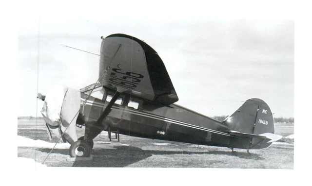 Stinson Reliant Gull Wing Airplane Aircraft Vintage Photograph 5x3.5" NC16156