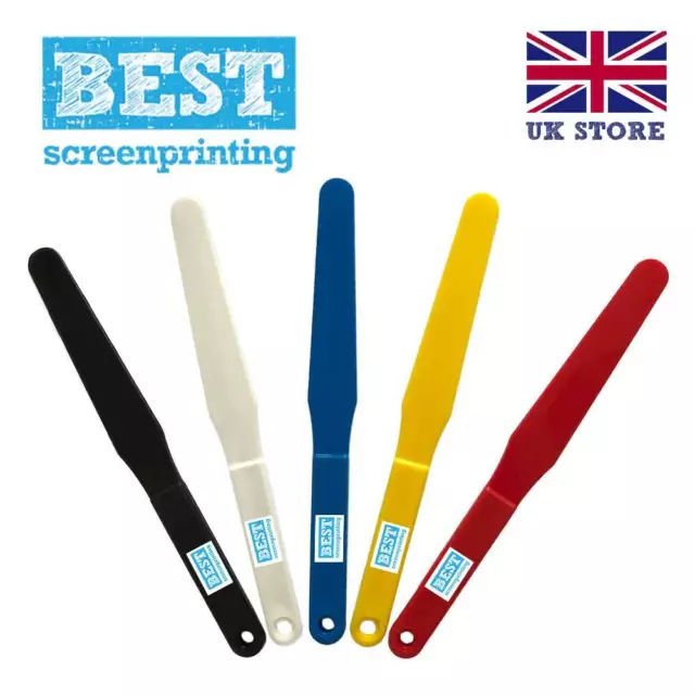 Plastic Silk Screen Printing Pallete Ink Spatulas 7 inch  FAST DESPATCH