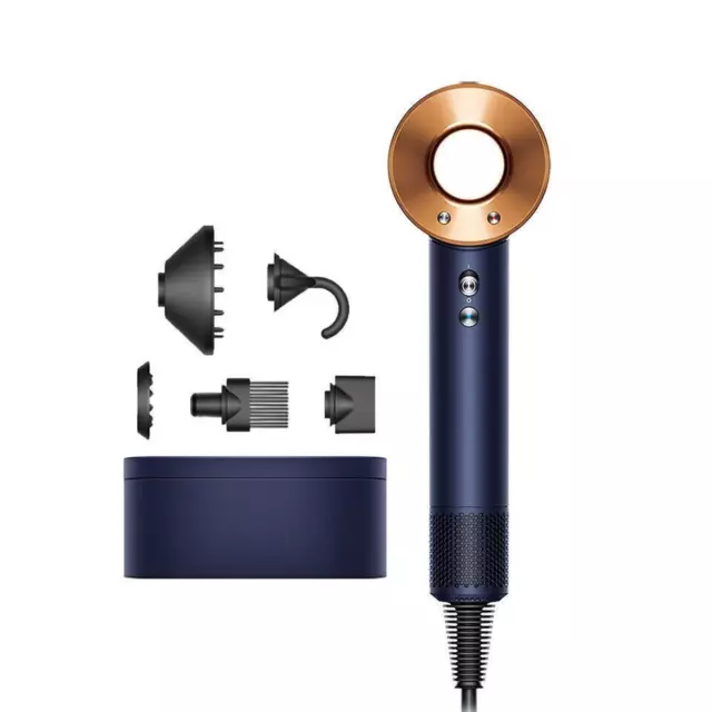 Dyson Supersonic Hd07 Blu Rame Asciugacapelli Phon + Box Originale