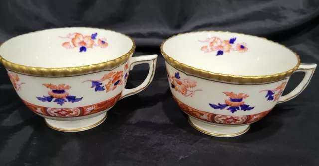 Royal Doulton Robert Allen  2 Footed Cups Imary Chinese Orange Blossom