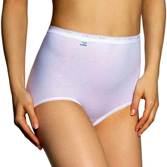 Confezione Mutandine Sloggi Basic Maxi Bianche – Taglie Da 40 A 50 Francesi (38-50 Europee)
