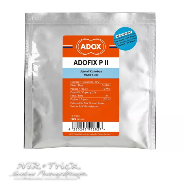 Adox Adofix PII (A300) Powder Fixer ~ For Film & Papers ~ Super Value Fix