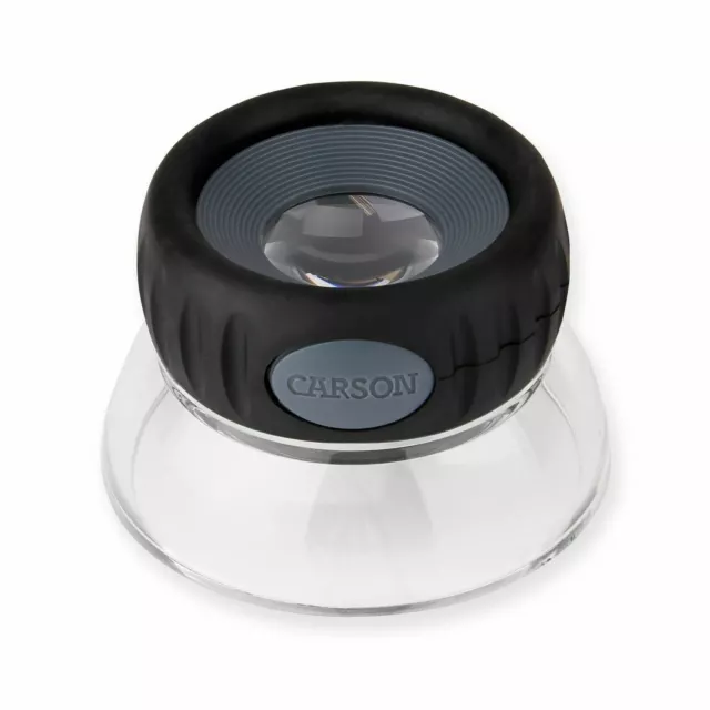 Focusing Loupe Plus 10.5x Magnifying Glass Dual Lenses Carson LO-10 LumiLoupe