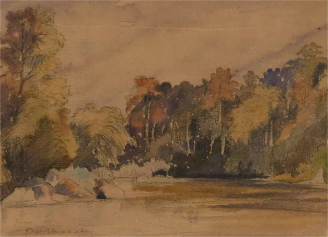 1947 Watercolour - Autumn Leaves