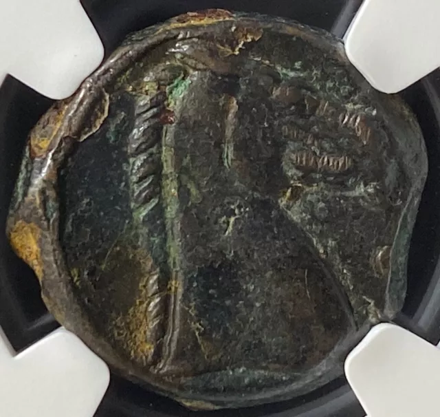 ZEUGITANA. Carthage. 3rd Cent BC Hannibal 2nd Punic War, AE19 Bronze Coin NGC VF