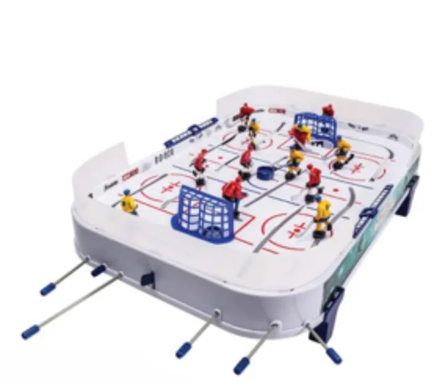 Juego de juego de hockey con varilla de mesa - mini varilla de mesa tabla de hockey - juguete de hockey
