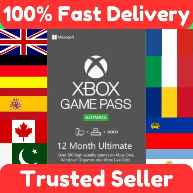 12 Months - Xbox Game Pass Ultimate Membership Code - GLOBAL - Read Description
