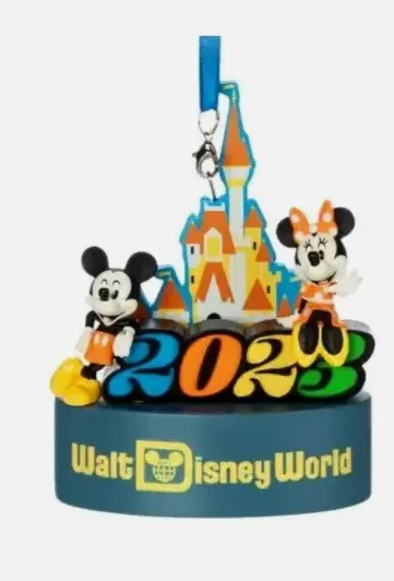 2023 Mickey & Minnie Light-up Disney World Offical Yearly Ornament NIB Disney