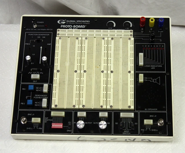 GLOBAL SPECIALTIES PB503 Proto Board Analog & Digital Design Trainer
