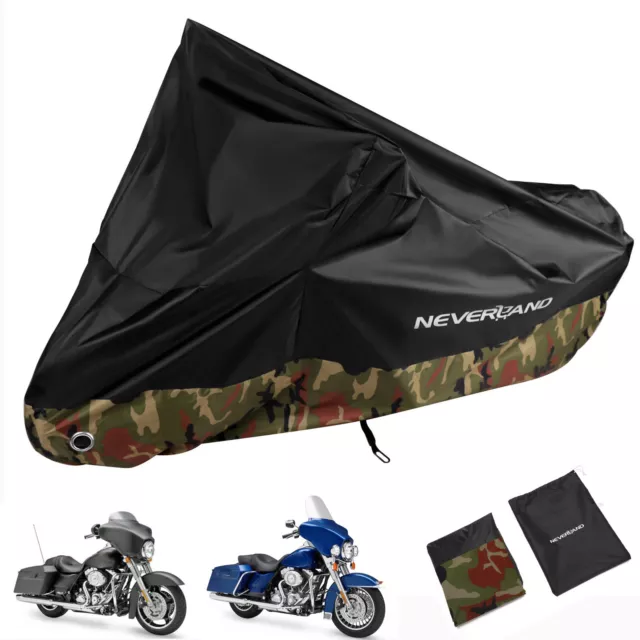 XXXL Motorcycle Cover Waterproof Dust For Harley Davidson Street Glide Touring