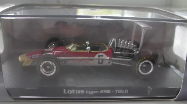 Atlas Editions 1/43 Scale F1 Car - Lotus type 49b 1968 - Graham Hill