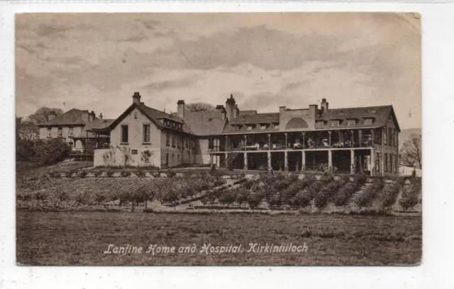 LANFINE HOME AND HOSPITAL, KIRKINTILLOCH: Dunbartonshire postcard (C80600)